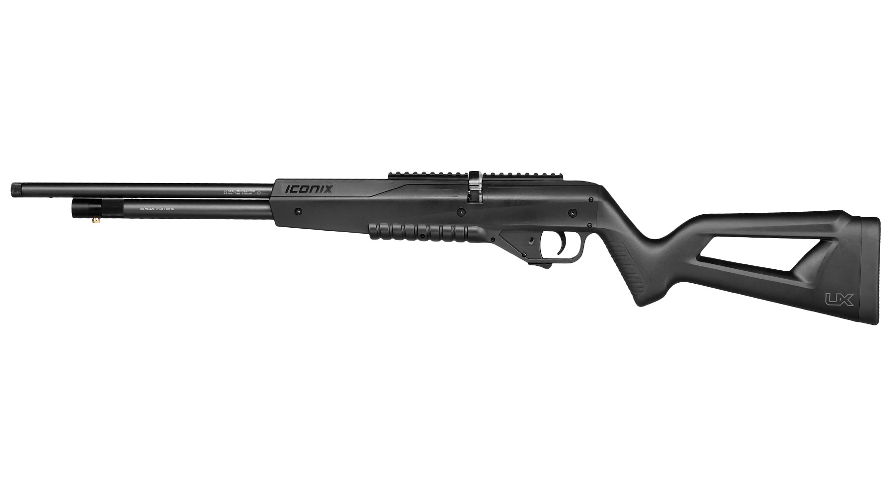 Umarex Iconix Pressluftgewehr Kal. 4,5mm Diabolo schwarz inkl. 2 x 10-Schuss Magazine