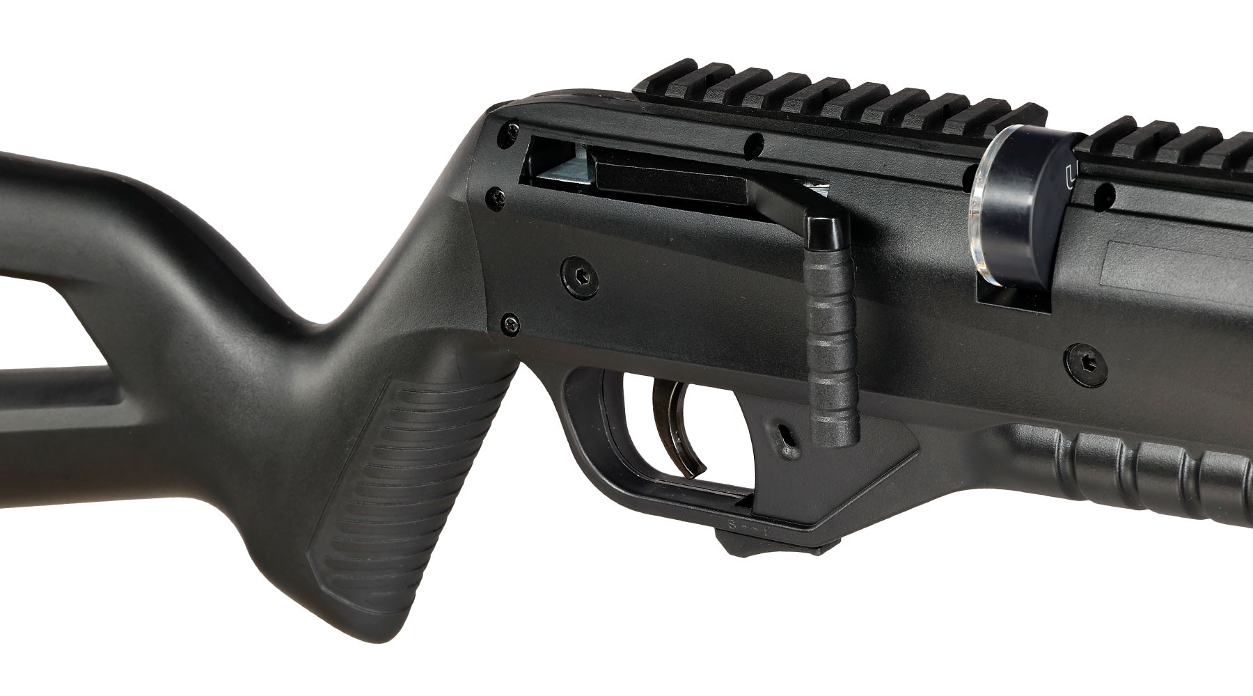 Umarex Iconix Pressluftgewehr Kal. 4,5mm Diabolo schwarz inkl. 2 x 10-Schuss Magazine Bild 9