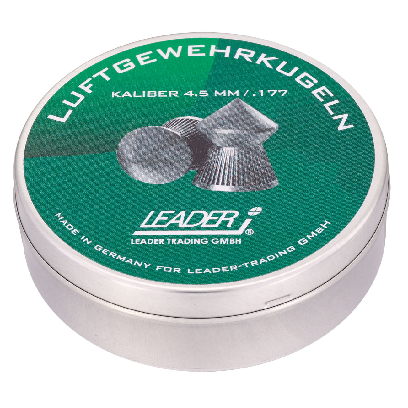 Leader Spitzkopf Diabolos Kal. 4,5mm 0,49g 500er Dose Bild 1