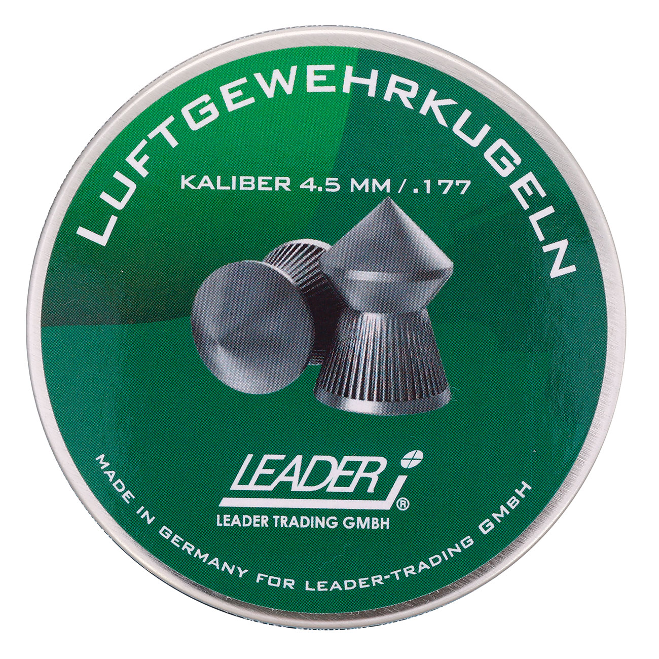 Leader Spitzkopf Diabolos Kal. 4,5mm 0,49g 500er Dose Bild 3