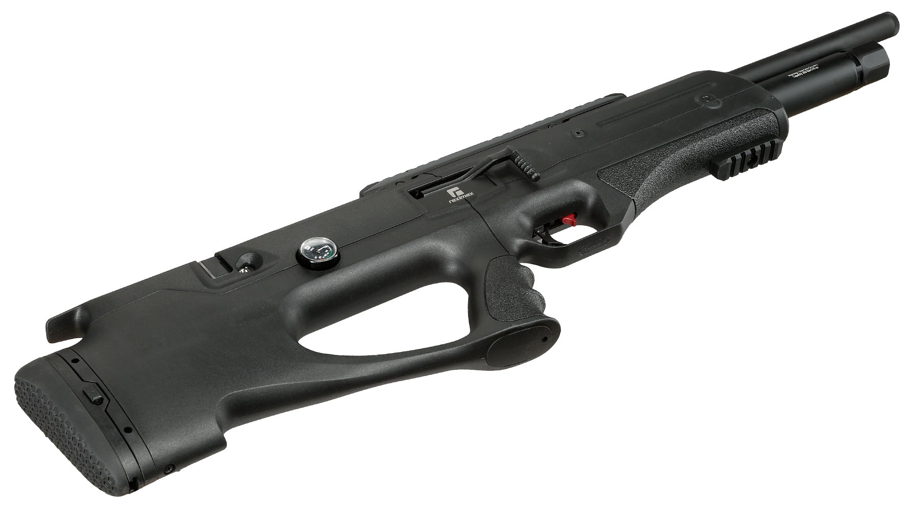 Reximex Apex Pressluftgewehr PCP Kal. 4,5mm Diabolo schwarz inkl. 2 x 14-Schuss Magazin und Flladapter Bild 11
