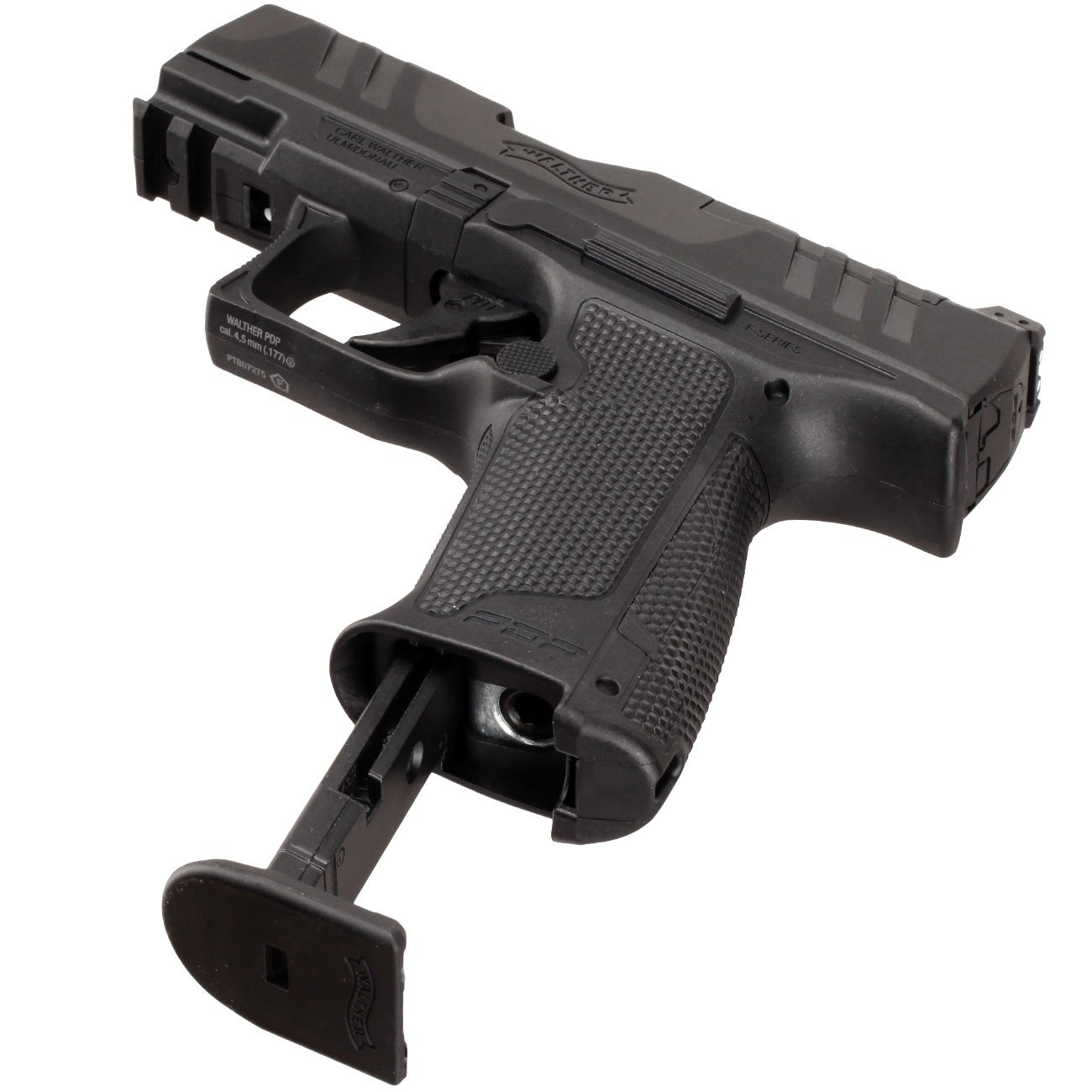Walther PDP F-Series 3,5 Zoll CO2 Luftpistole Kal. 4,5mm BB NBB Metallschlitten schwarz Bild 4