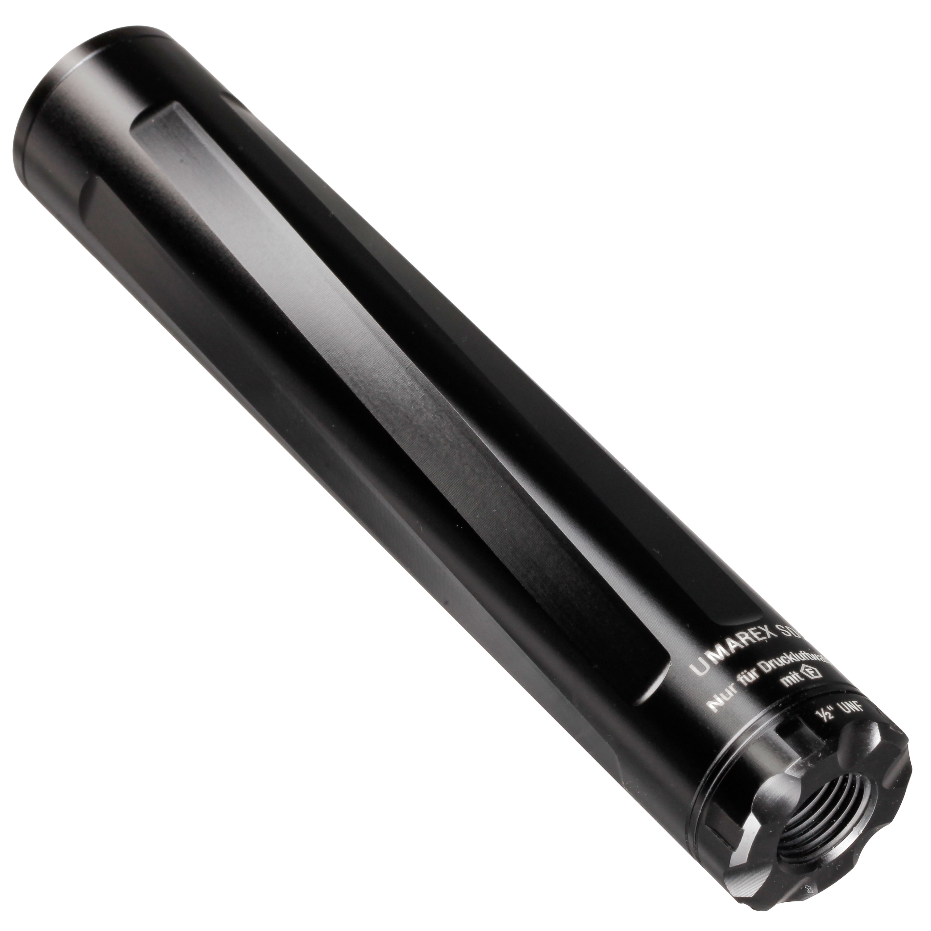 Umarex Schalldmpfer SD5 mit 14mm CCW & 1/2 x 20 UNF Gewinde fr Druckluftwaffen bis Kal. 5,5mm Bild 3