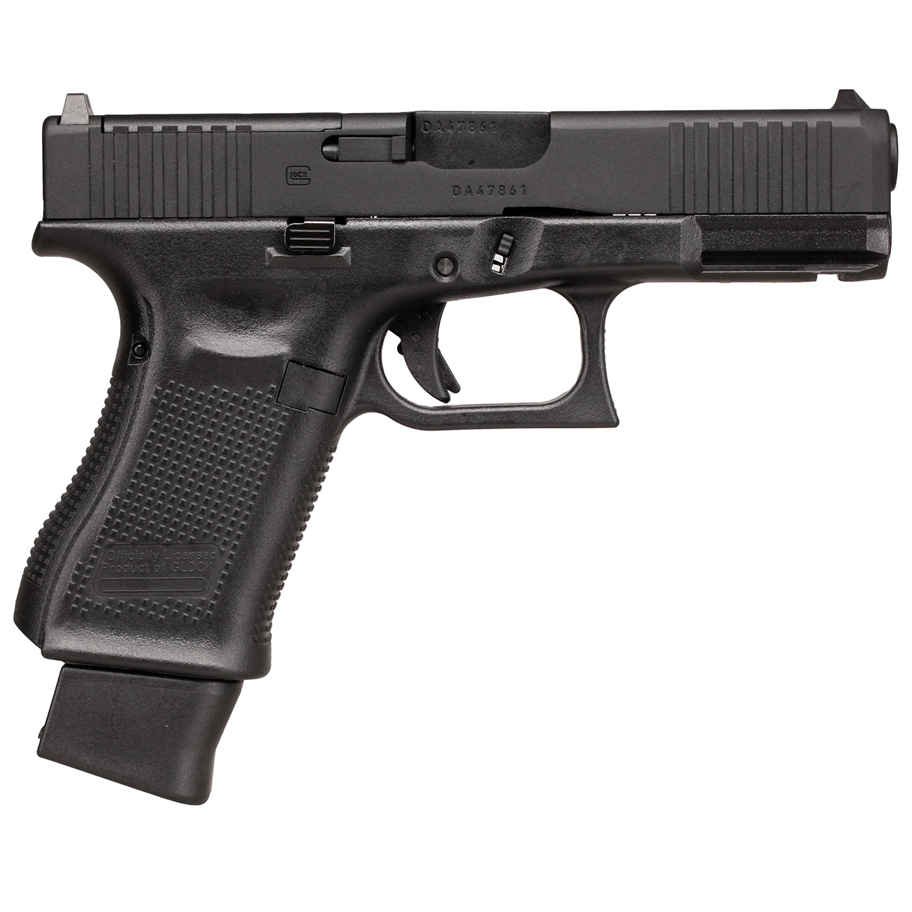 Glock 19 Gen5 MOS CO2 Luftpistole Kal. 4,5mm BB Blowback Metallschlitten schwarz inkl. Adapterplatten Bild 3