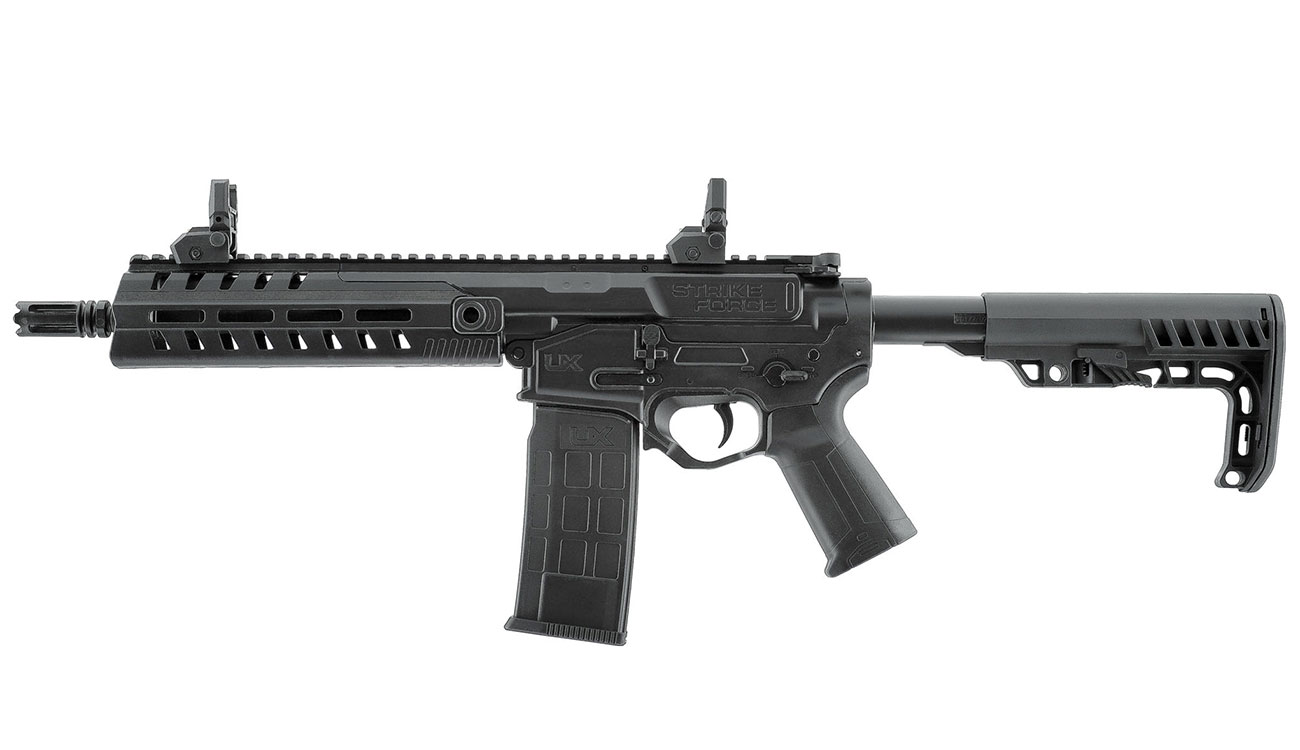 UX Strike Force CO2 Luftgewehr Kal. 4,5mm Stahl-BB schwarz