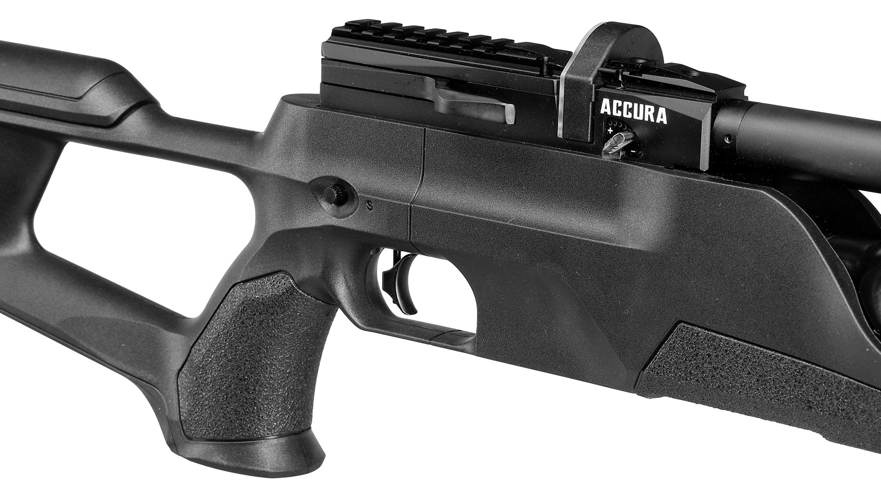 Reximex Accura Pressluftgewehr PCP Kal. 4,5mm Diabolo schwarz inkl. 2 x 14-Schuss Magazin & Einzelschussadapter Bild 10
