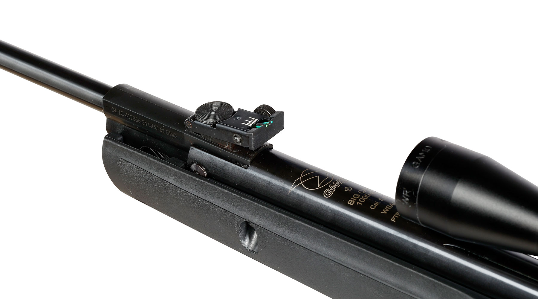 Gamo Big Cat 1000 E Luftgewehr Kal. 5,5mm Diabolo 1-schssig schwarz inkl Zielfernrohr WR 4x32 Bild 7