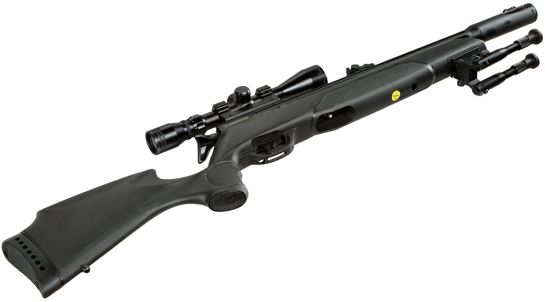 Gamo Arrow Pressluftgewehr PCP Kal. 4,5mm Diabolo 10-schssig schwarz inkl. 10-Schuss Magazin, Zielfernrohr WR 3-9x40 & Zwei Bild 11