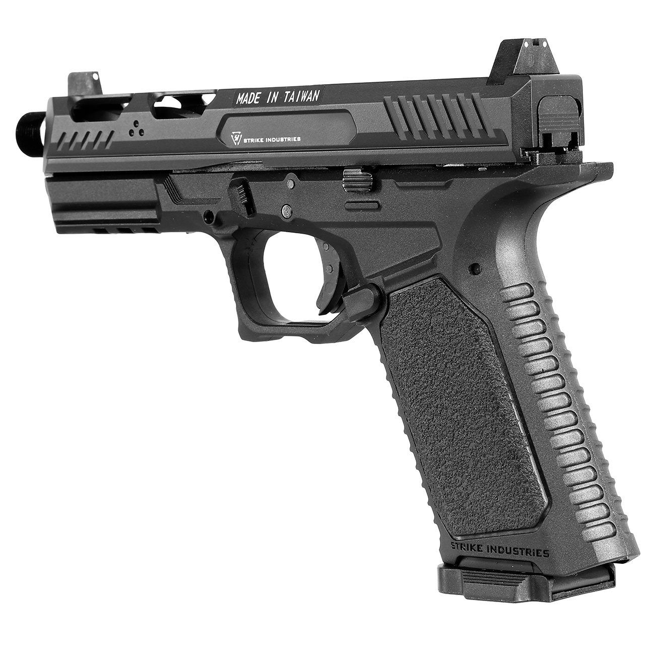 EMG / Strike Industries ARK CO2 Luftpistole Kal. 4,5mm BB Blowback Metallschlitten schwarz Bild 2