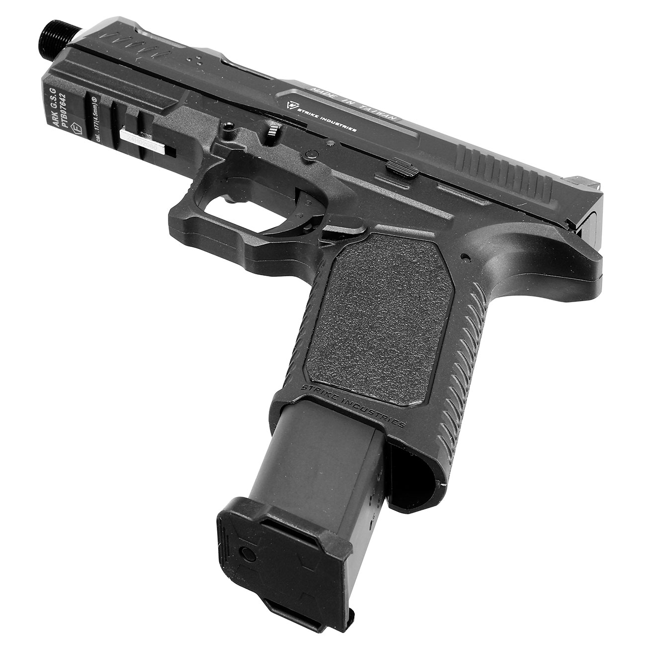 EMG / Strike Industries ARK CO2 Luftpistole Kal. 4,5mm BB Blowback Metallschlitten schwarz Bild 4