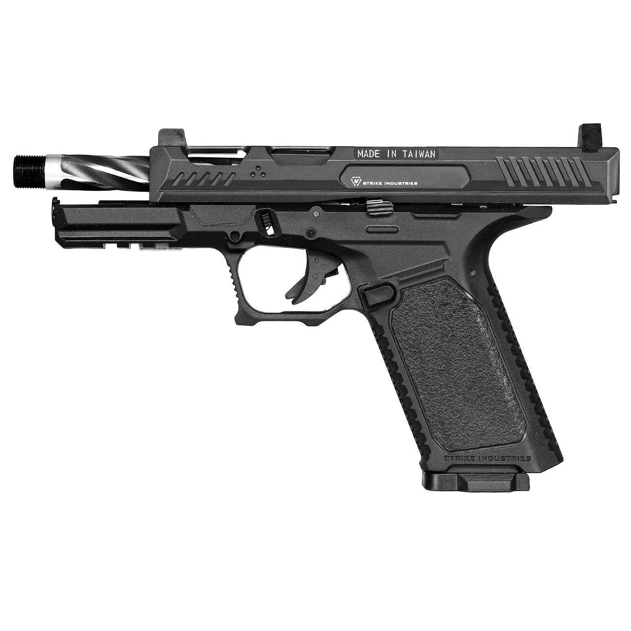 EMG / Strike Industries ARK CO2 Luftpistole Kal. 4,5mm BB Blowback Metallschlitten schwarz Bild 6