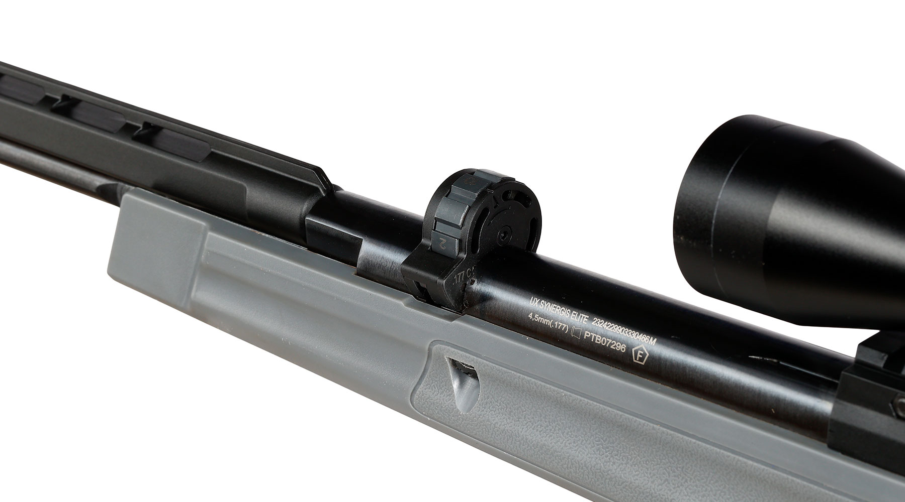 UX Synergis Elite Unterhebelspanner Luftgewehr Kal. 4,5 mm Diabolo Tungsten grey inkl. 10-Schuss Magazin & 3-9x40 Zielfernro Bild 7