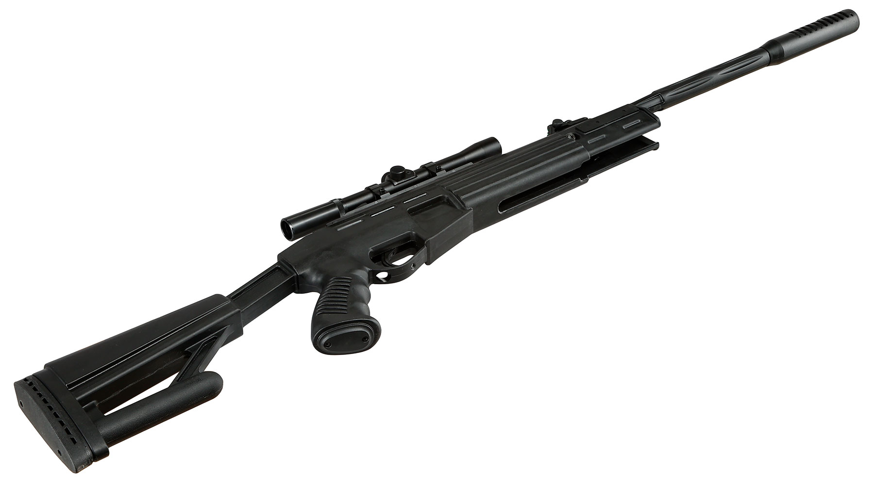 Mercury air AirTact Knicklauf Luftgewehr Kal. 4,5mm Diabolo 12-schssig schwarz inkl. 4x20 Optima Zielfernrohr Bild 10