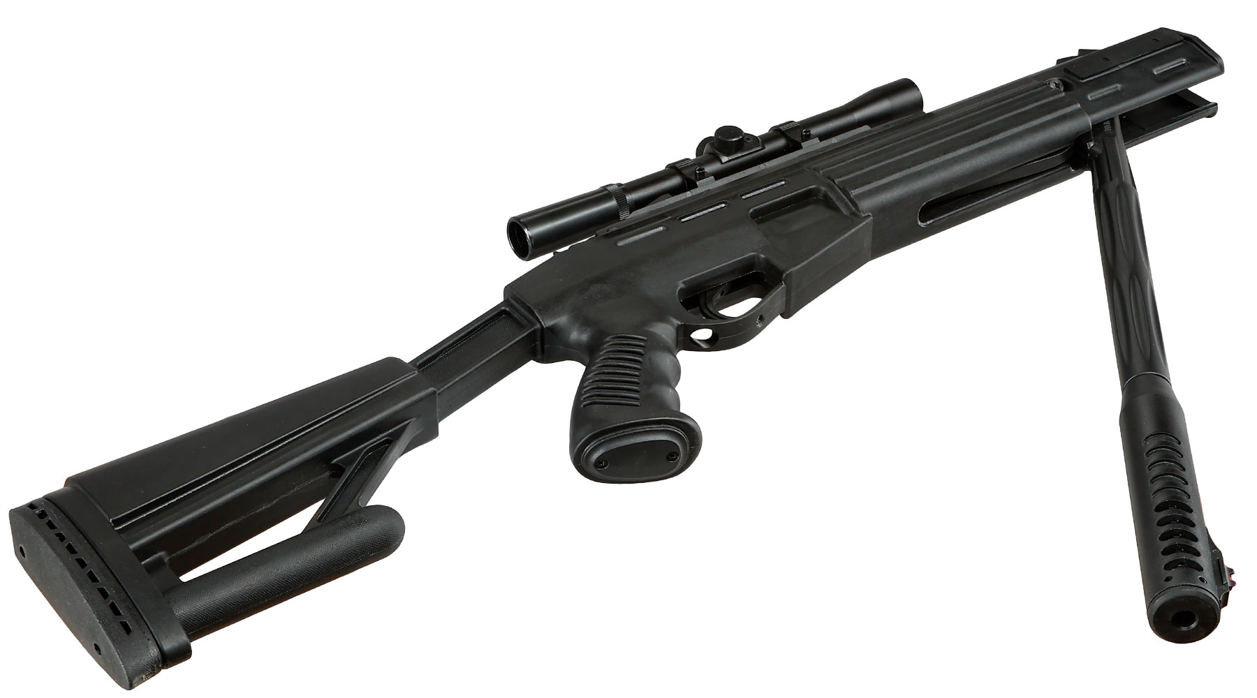 Mercury air AirTact Knicklauf Luftgewehr Kal. 4,5mm Diabolo 12-schssig schwarz inkl. 4x20 Optima Zielfernrohr Bild 11
