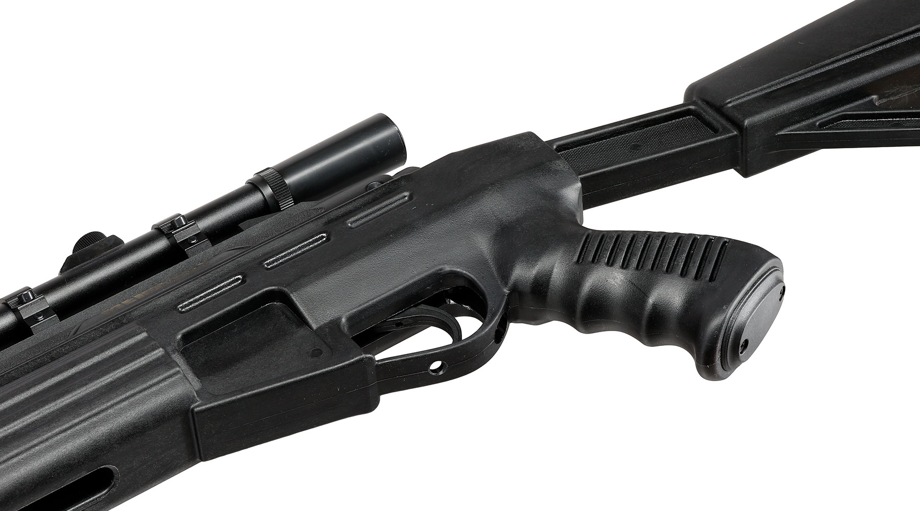 Mercury air AirTact Knicklauf Luftgewehr Kal. 4,5mm Diabolo 12-schssig schwarz inkl. 4x20 Optima Zielfernrohr Bild 8