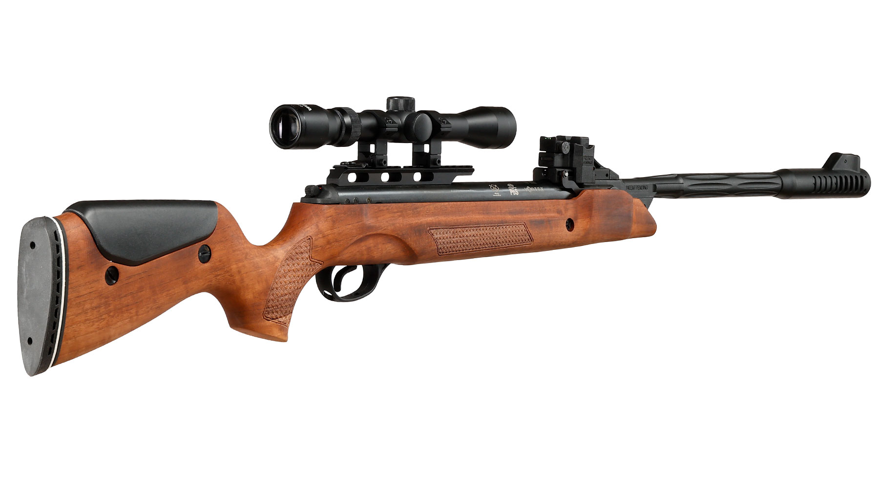 Mercury air Speedfire Knicklauf Luftgewehr Kal. 4,5mm Diabolo 12-schssig Holzschaft inkl. 3-9x32 Zielfernrohr Bild 5