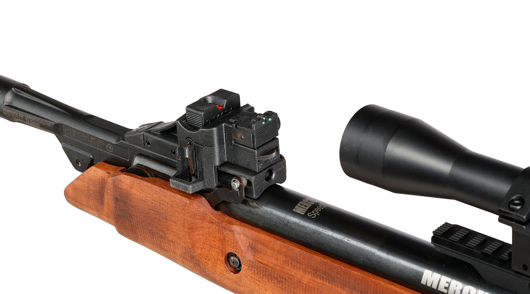 Mercury air Speedfire Knicklauf Luftgewehr Kal. 4,5mm Diabolo 12-schssig Holzschaft inkl. 3-9x32 Zielfernrohr Bild 7