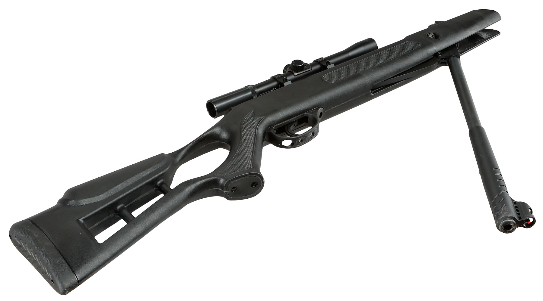 Mercury air Chili Edge Knicklauf Luftgewehr Kal. 4,5mm Diabolo schwarz inkl. 4x20 Optima Zielfernrohr Bild 11