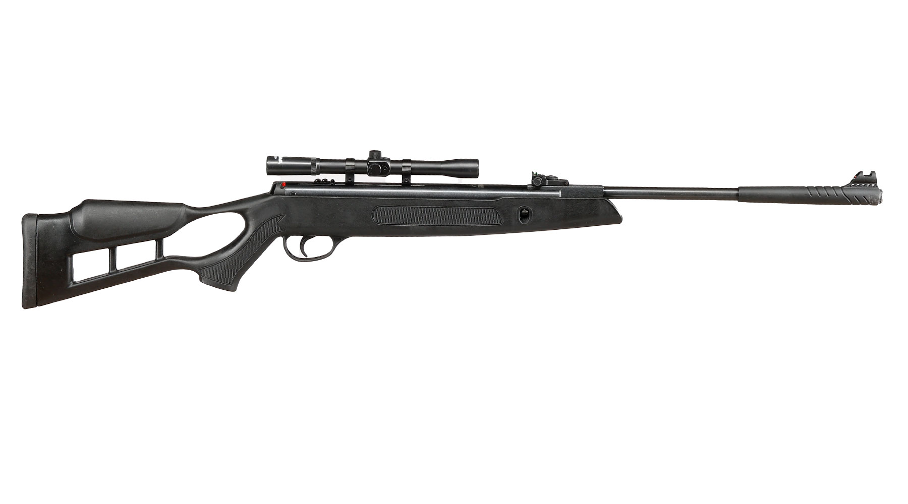 Mercury air Chili Edge Knicklauf Luftgewehr Kal. 4,5mm Diabolo schwarz inkl. 4x20 Optima Zielfernrohr Bild 4