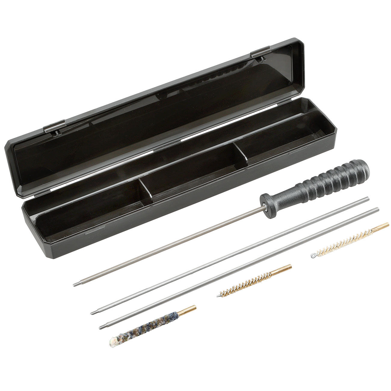 Megaline Laufreinigungs-Set f. 4,5 mm Luftdruck- und CO2-Waffen mit max. 700mm Lauflnge inkl. Etui