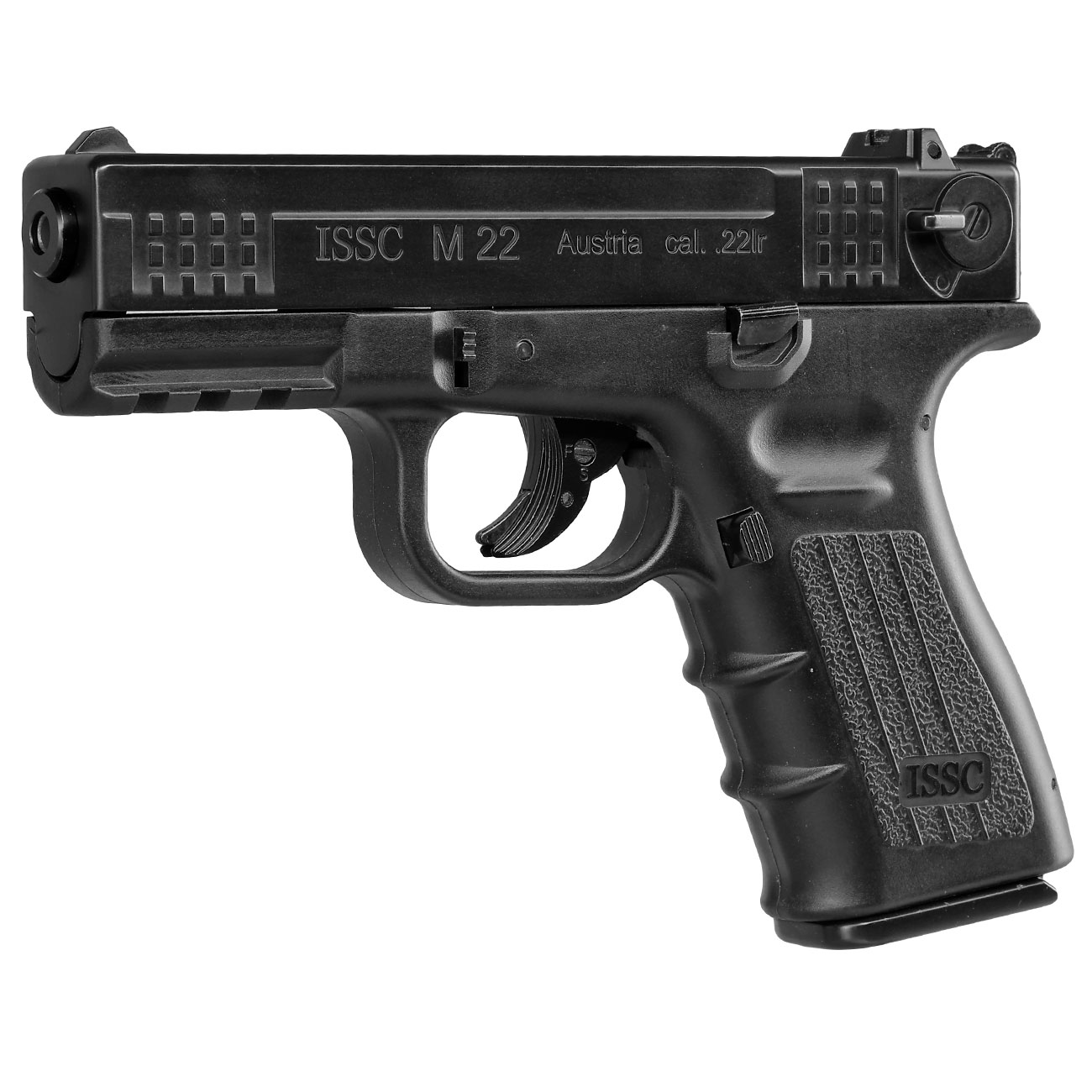 ASG ISSC M22 CO2 Luftpistole Kal. 4,5mm BB Blowback Metallschlitten schwarz Bild 1