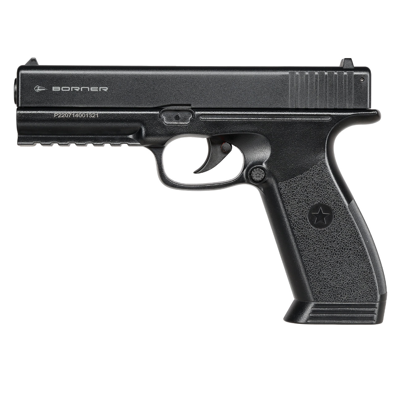 Borner 17 CO2 Luftpistole Kal. 4,5mm BB schwarz