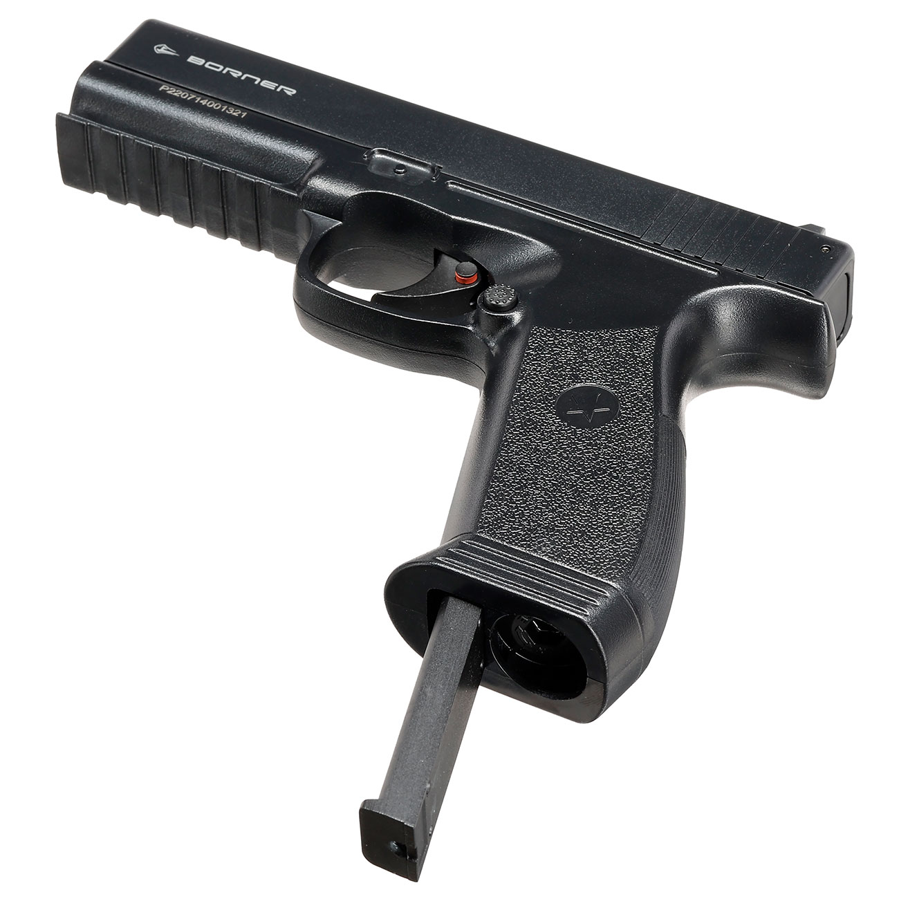 Borner 17 CO2 Luftpistole Kal. 4,5mm BB schwarz Bild 4