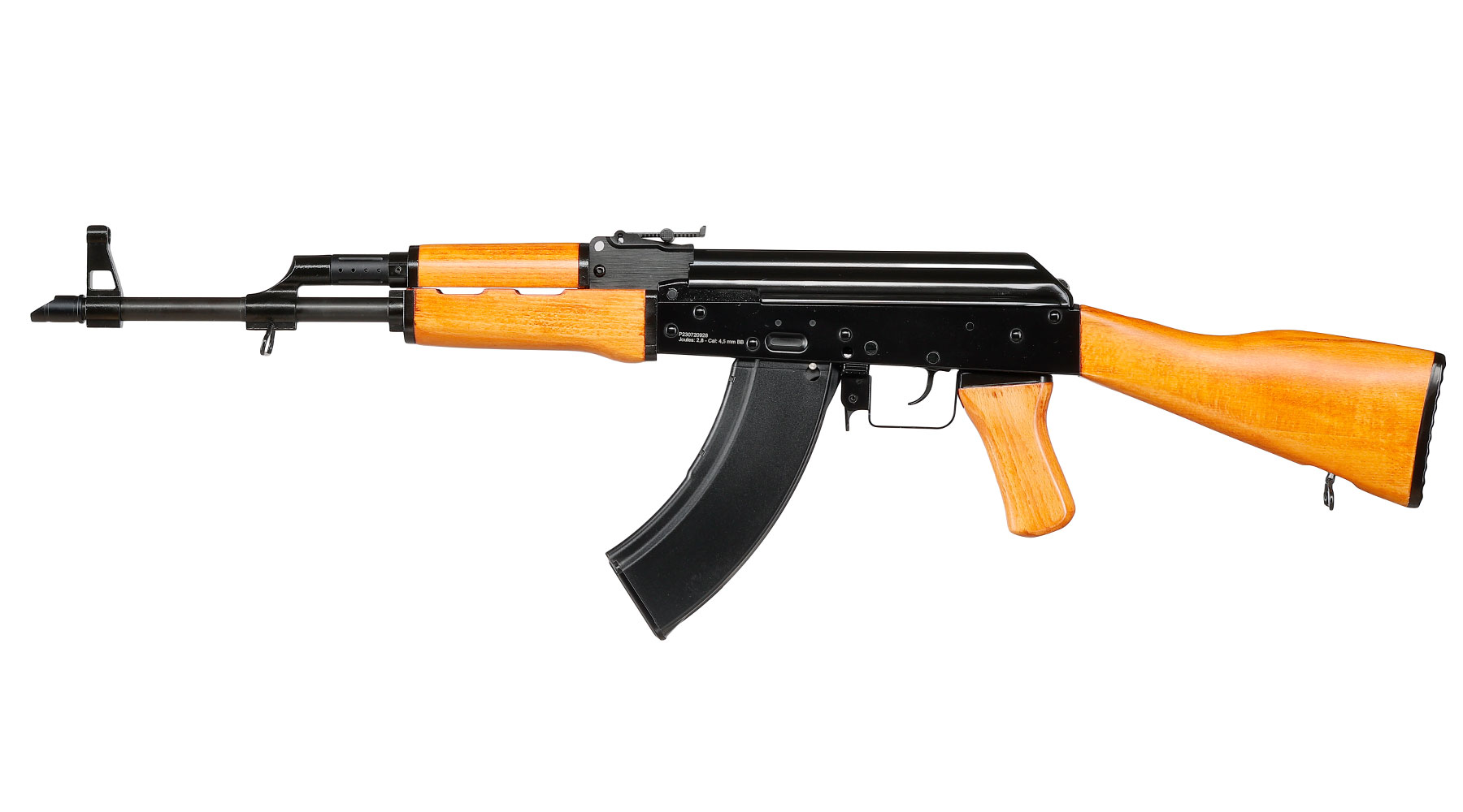 Borner AK47 CO2 Luftgewehr Kal. 4,5 mm Stahl-BB Holzschaft