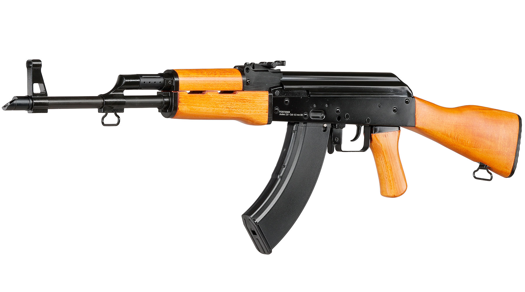 Borner AK47 CO2 Luftgewehr Kal. 4,5 mm Stahl-BB Holzschaft Bild 1