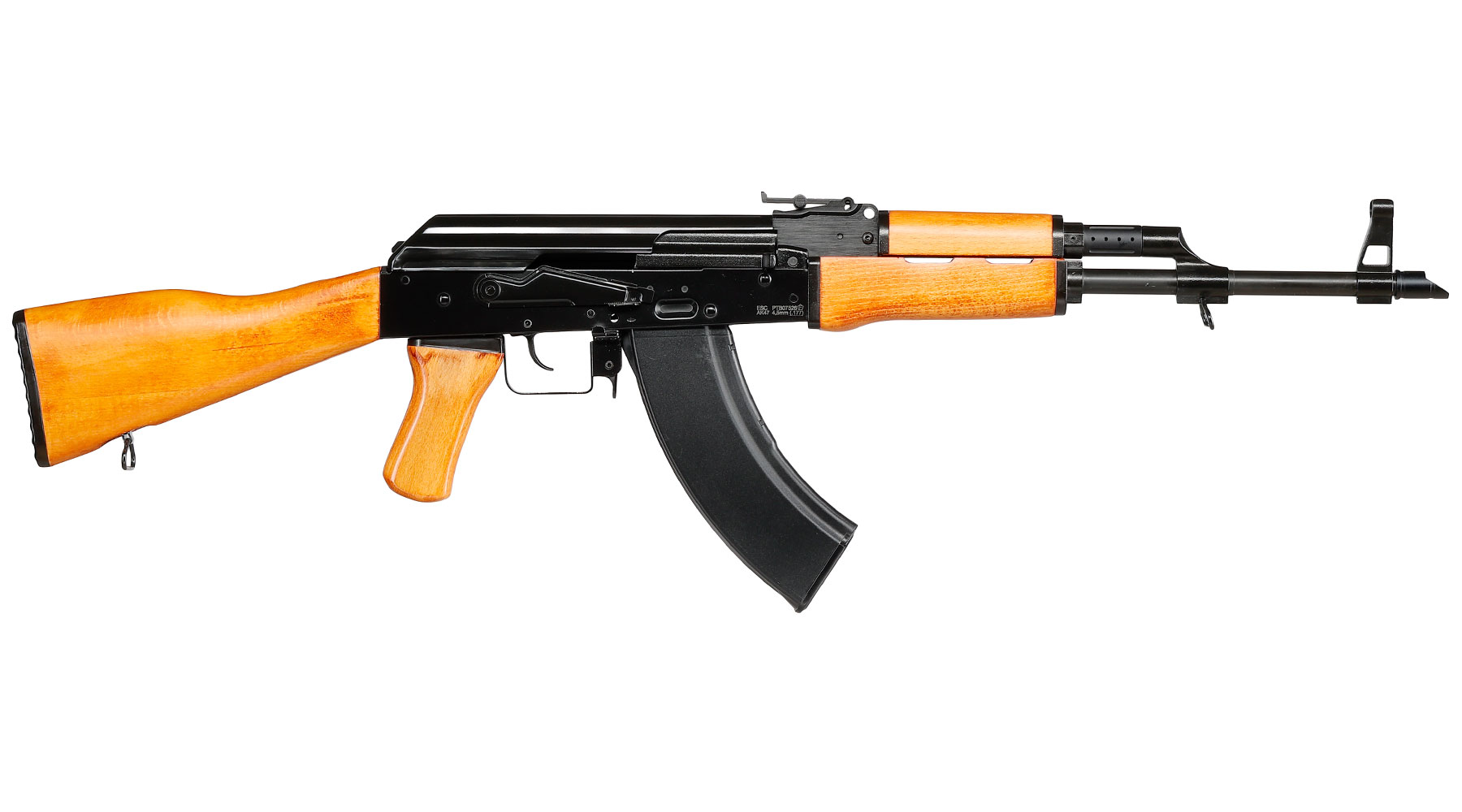 Borner AK47 CO2 Luftgewehr Kal. 4,5 mm Stahl-BB Holzschaft Bild 4