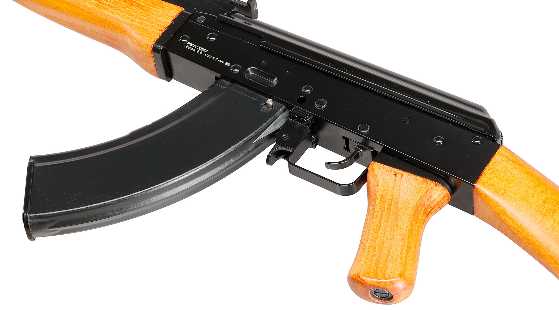 Borner AK47 CO2 Luftgewehr Kal. 4,5 mm Stahl-BB Holzschaft Bild 8