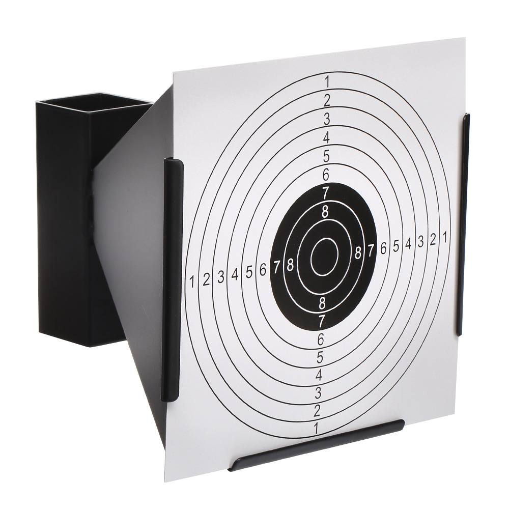 Zubeh�rset f�r Luftpistolen Kaliber 4,5 mm, Munitionspaket mit Kugelfangkasten 17x17cm, Zielscheiben, CO2-Kapseln und 4,5 mm Run Bild 1