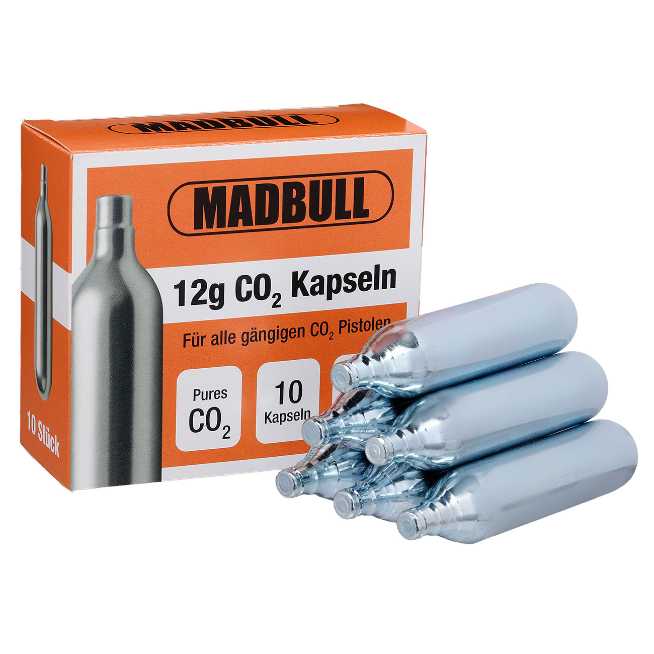 Madbull CO2-Kapseln 10 Stck je 12g