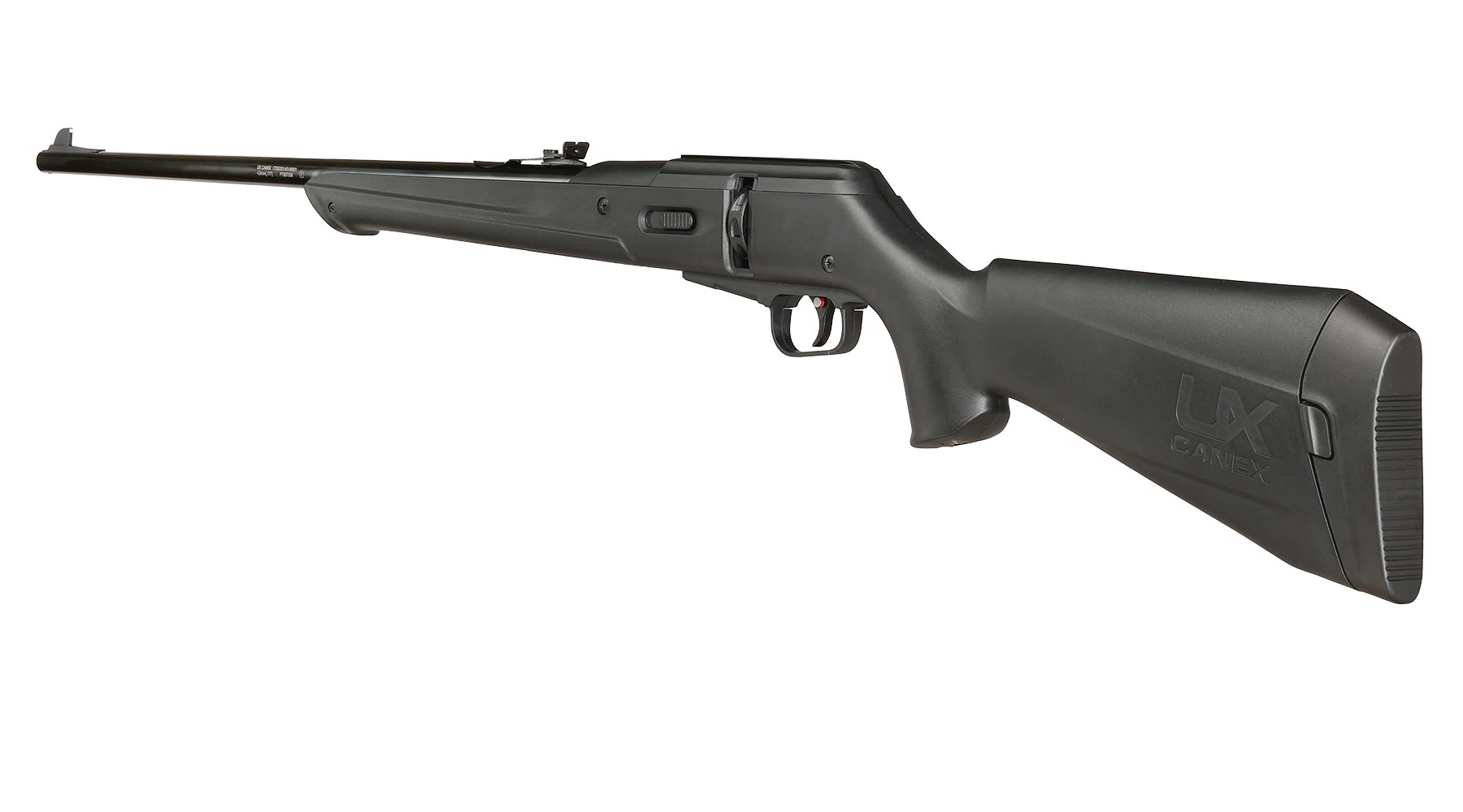 UX Canex CO2 Luftgewehr m. Trommelmagazin Kal. 4,5 mm Diabolo schwarz Bild 2