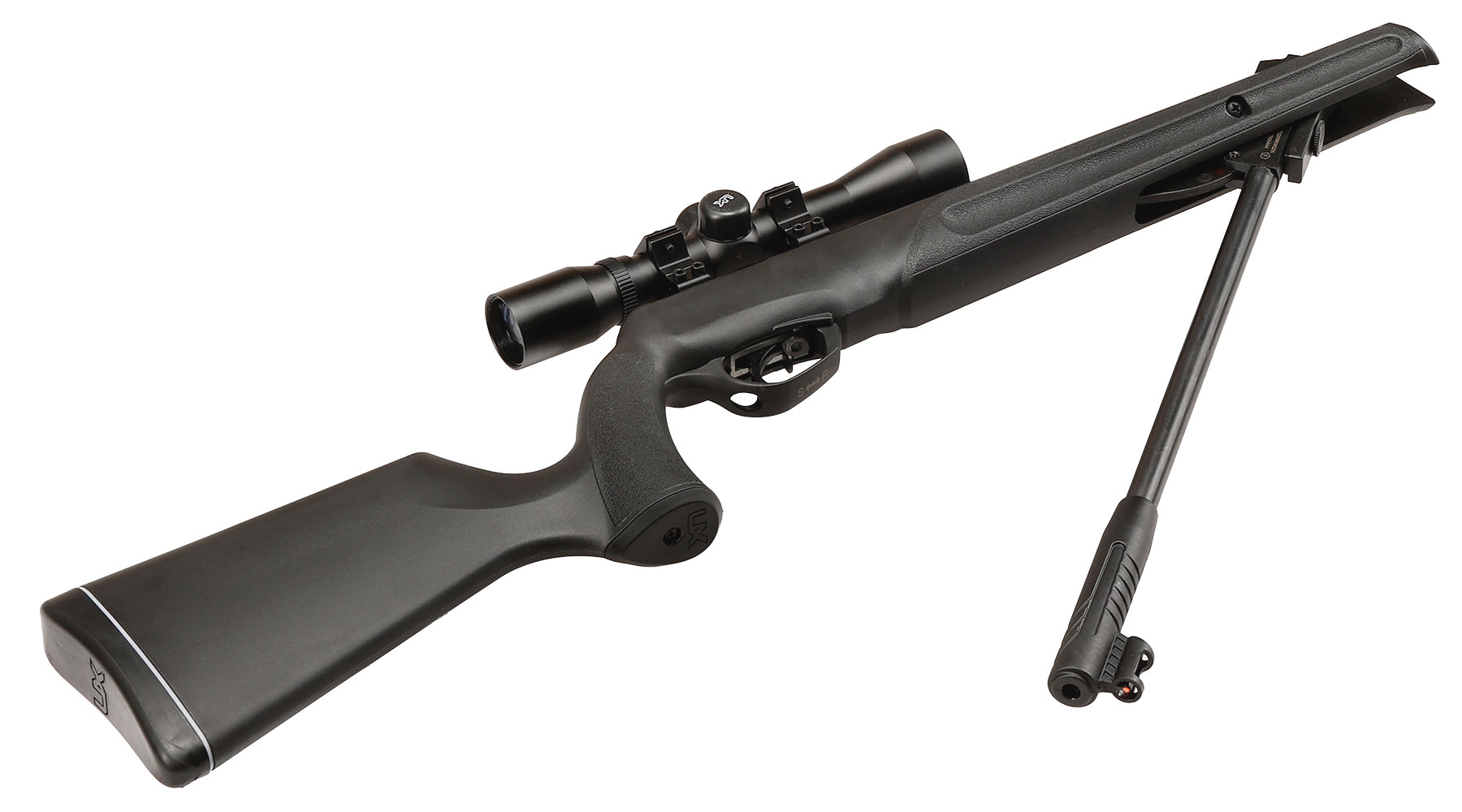 UX Prymex Knicklauf Luftgewehr Kal. 4,5 mm Diabolo schwarz inkl. 4x32 Zielfernrohr / Diabolos / Zielscheiben Bild 11