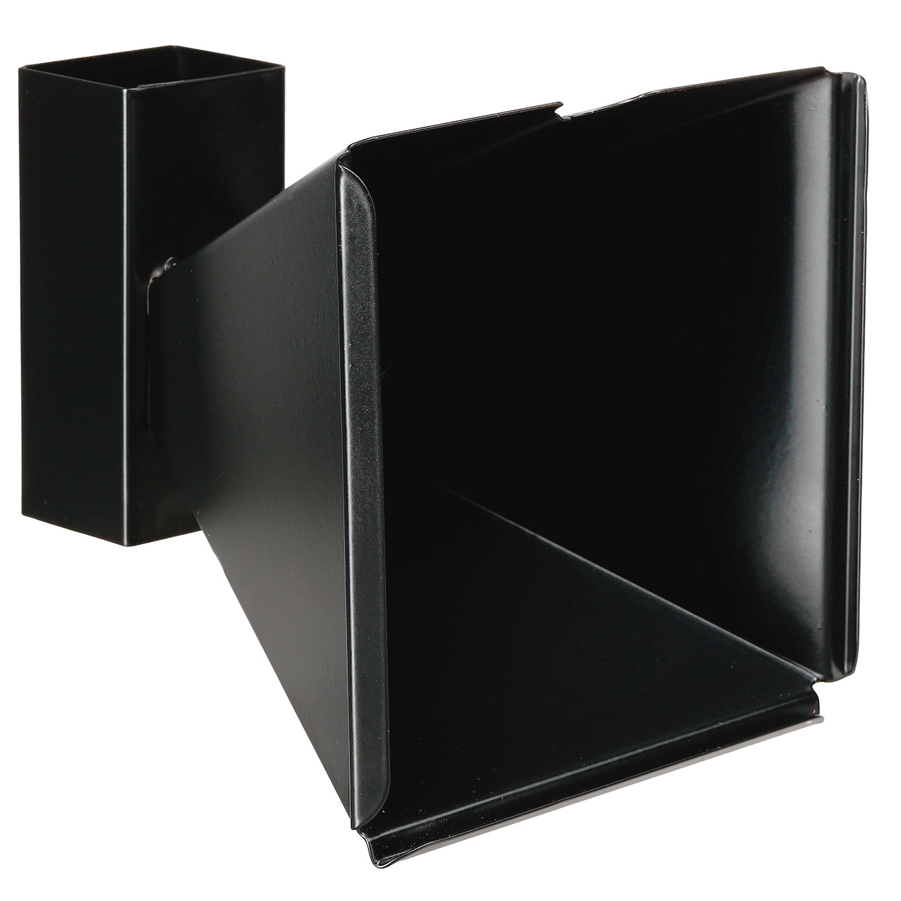 ASG Kugelfangkasten Trichterform Stahlblech 17 x 17 cm schwarz fr Luftpistolen und Luftgewehre Bild 1
