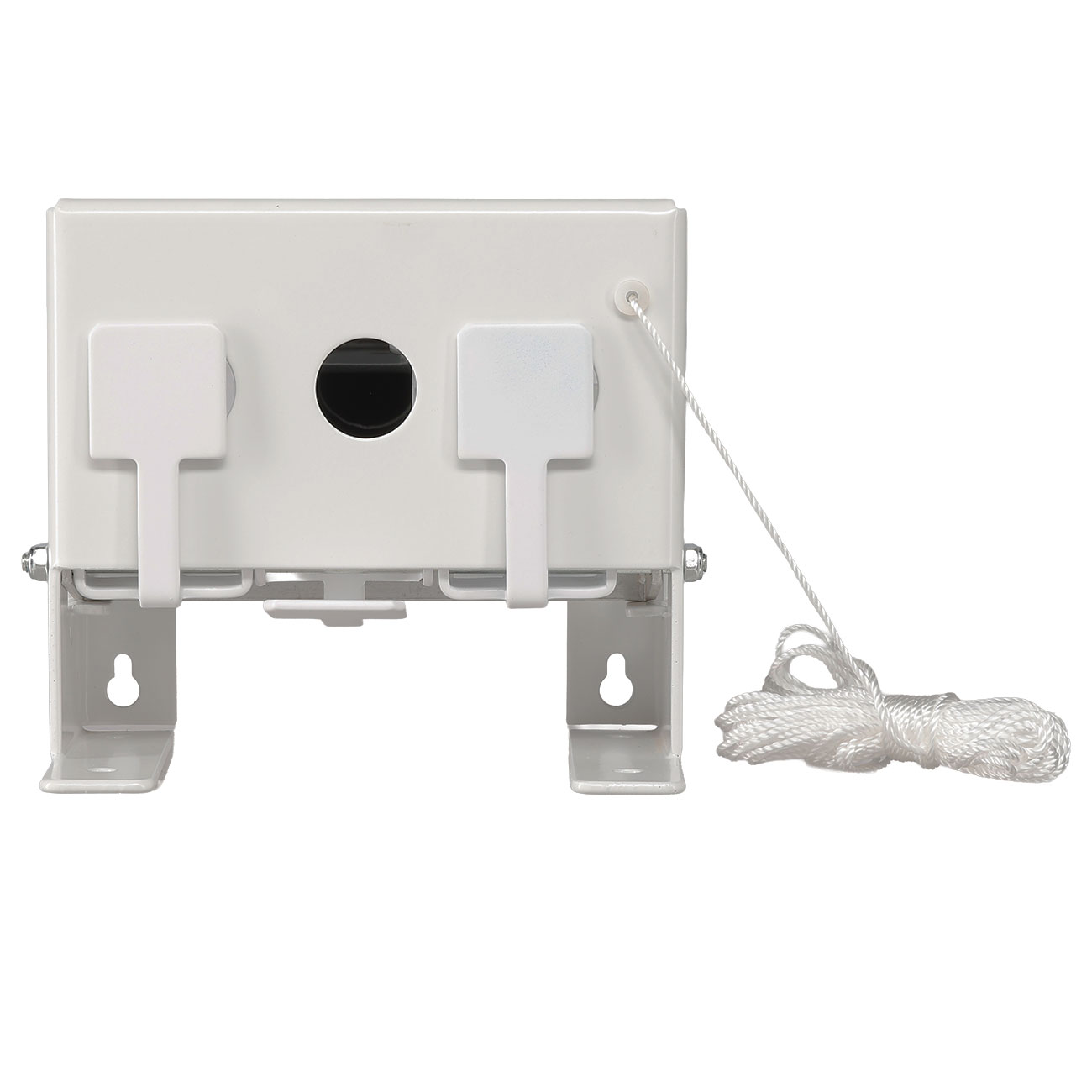 ASG 3-Loch Match Competition Target Zielsystem aus Stahlblech mit Seilzugsystem weiss Bild 3