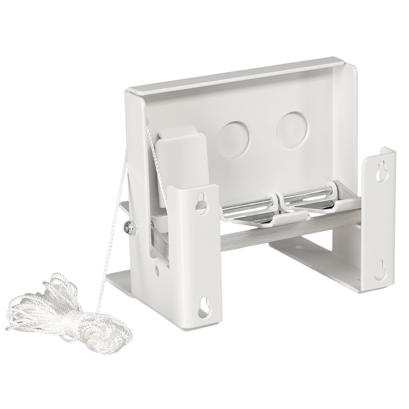 ASG 3-Loch Match Competition Target Zielsystem aus Stahlblech mit Seilzugsystem weiss Bild 5