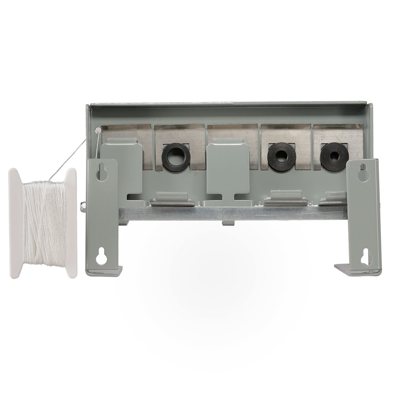 ASG 5-Loch Match Competition Target Zielsystem aus Stahlblech mit Seilzugsystem grau Bild 6