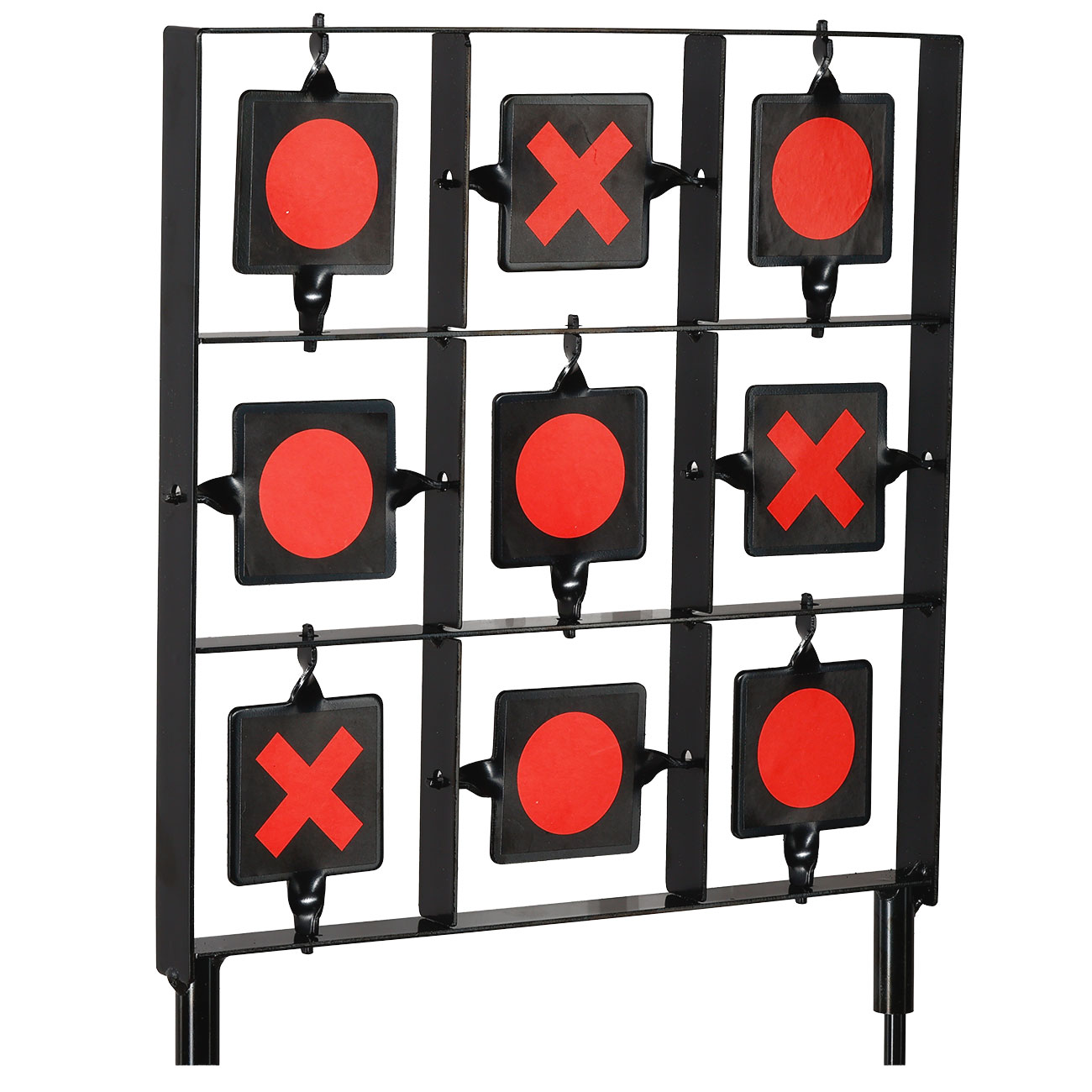 ASG Tic-Tac-Toe Multi-Drehscheiben Target mit 9 Ziele Stahlgestell schwarz Bild 3