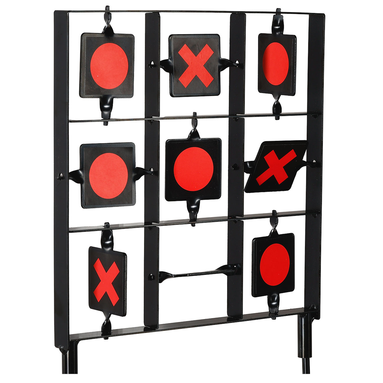 ASG Tic-Tac-Toe Multi-Drehscheiben Target mit 9 Ziele Stahlgestell schwarz Bild 4