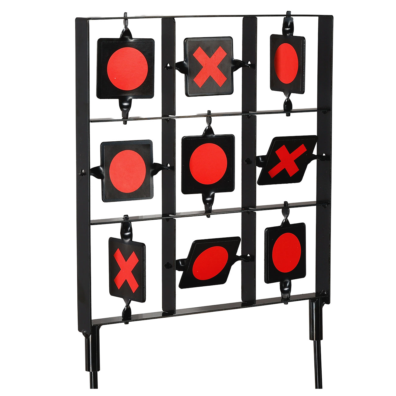 ASG Tic-Tac-Toe Multi-Drehscheiben Target mit 9 Ziele Stahlgestell schwarz Bild 5