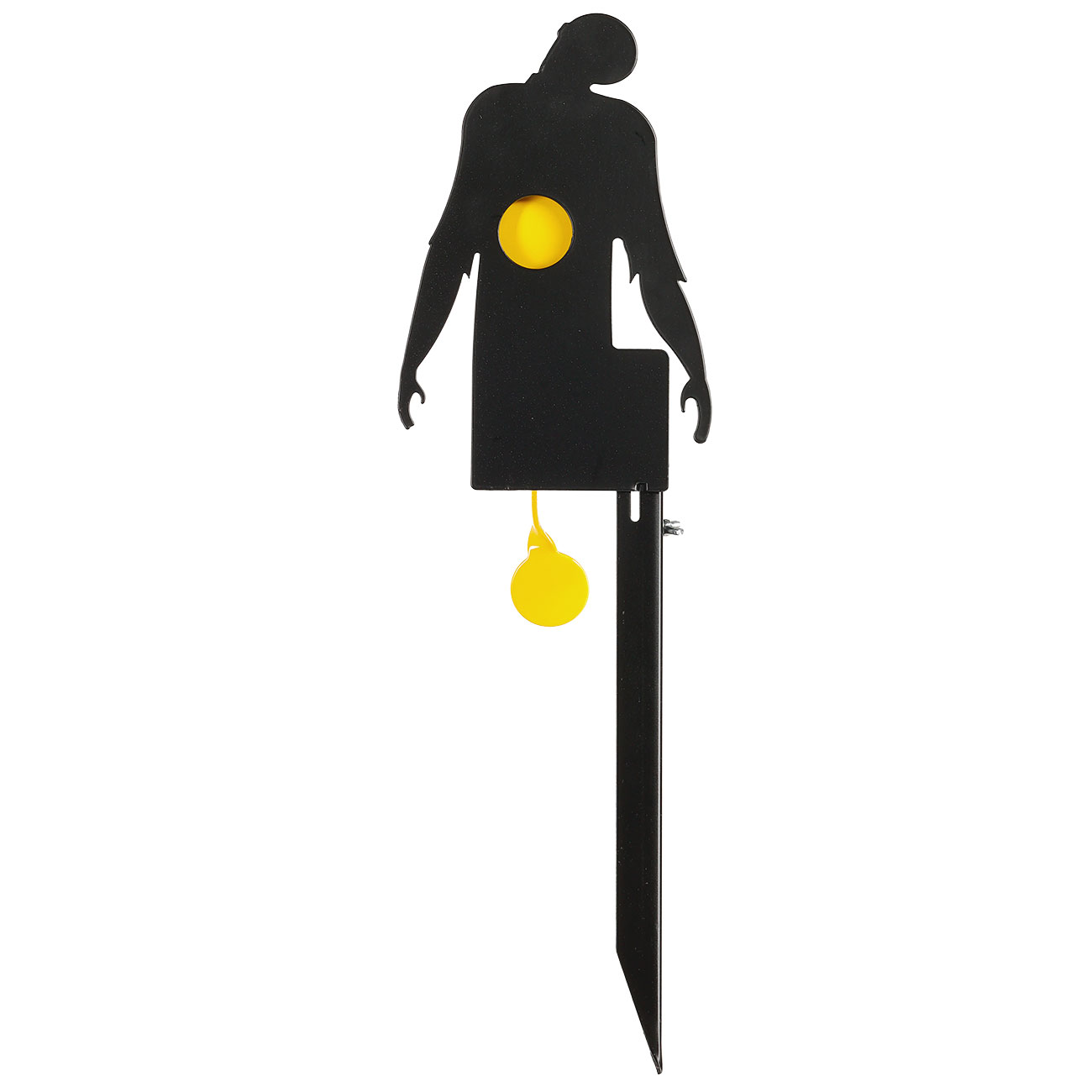 ASG Zombie Hit & Reset Stahl Wand- / Bodenziel Zielbereich fest schwarz