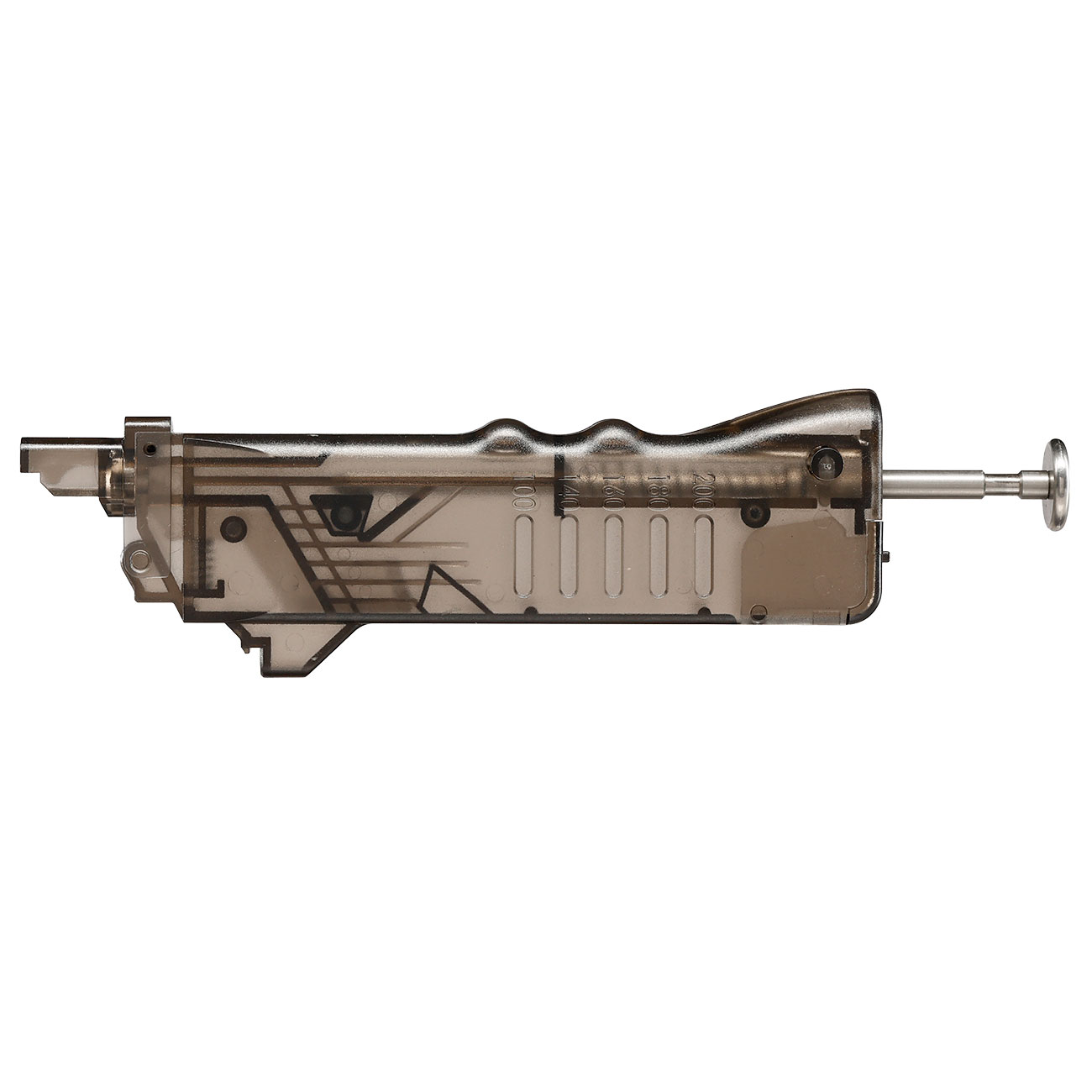 KLI Standard Speedloader fr 200 4,5 mm Stahl BBs rauch-transparent - Upgrade Version Bild 2