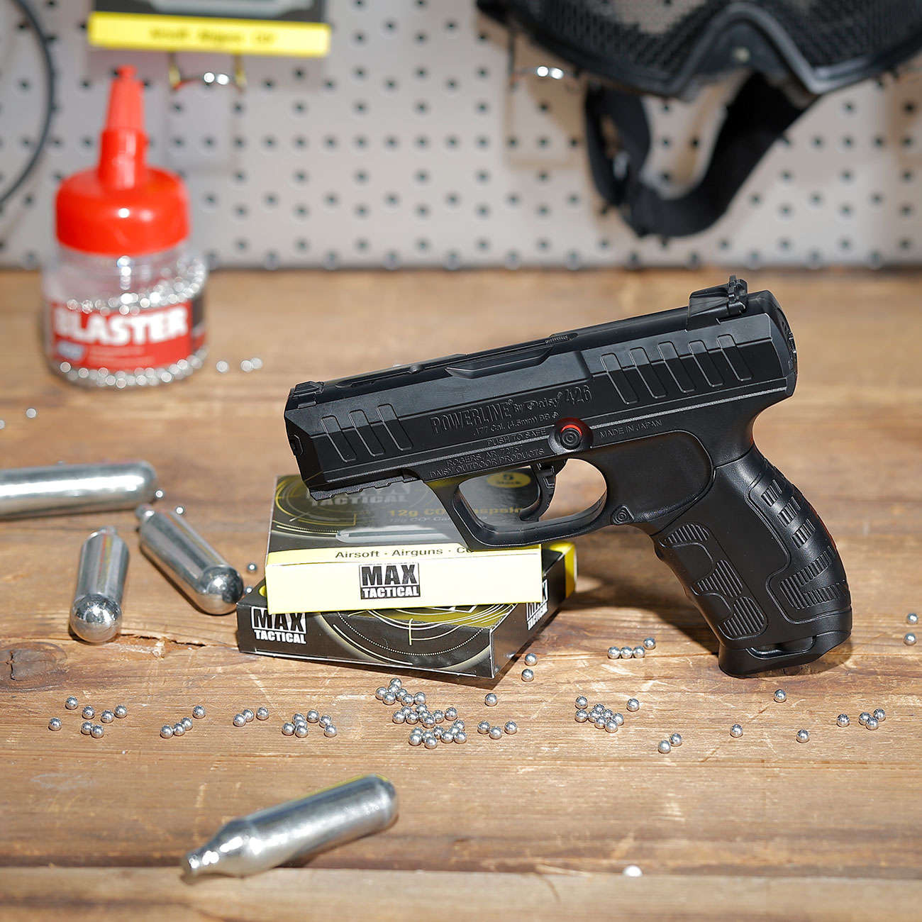 Daisy Mod. 426 Powerline CO2 Luftpistole Kal. 4,5mm BB Non-BlowBack schwarz Bild 1