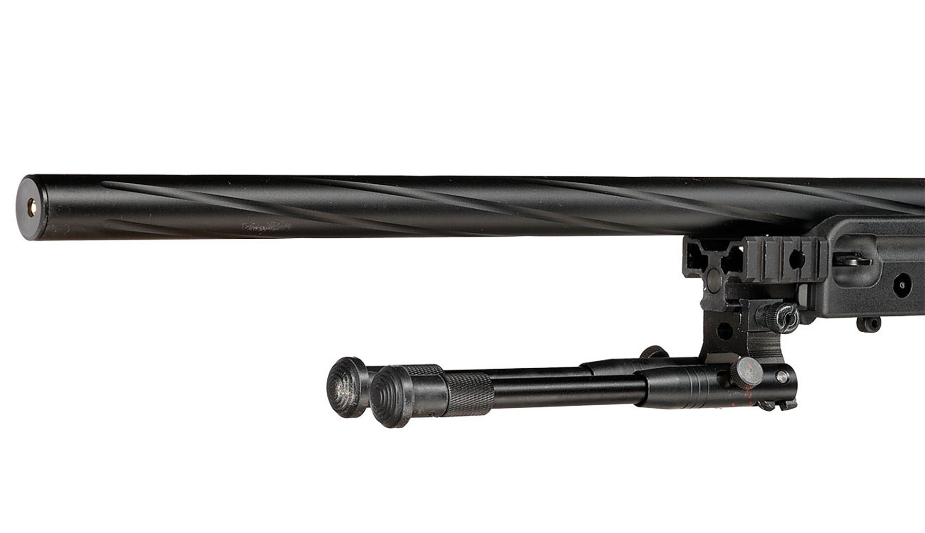 Well L96 AWS-338 Springer Snipergewehr mit Zweibein / Zielfernrohr Kugeln 6mm BB und Zielscheibe Bild 7