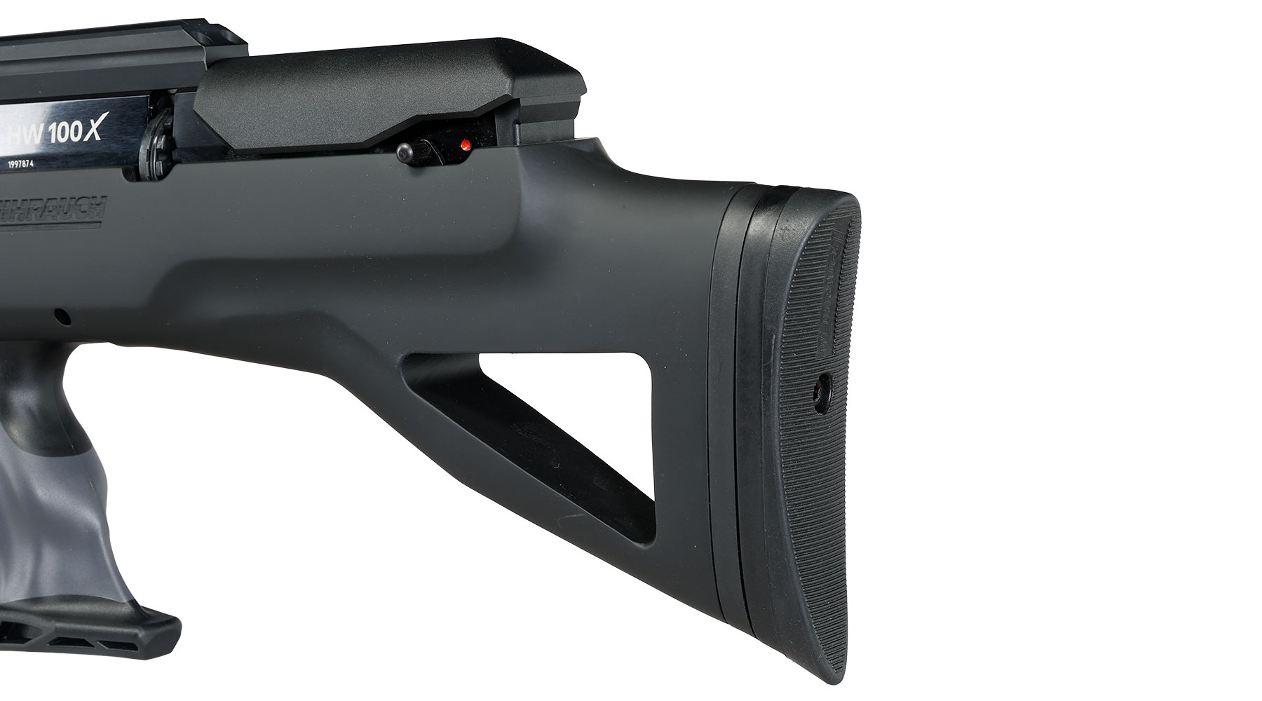 Weihrauch HW 100 X-BP Bullpup Pressluftgewehr PCP 14-Schuss Kal. 4,5mm Diabolo schwarz inkl. 2 Magazine Bild 8