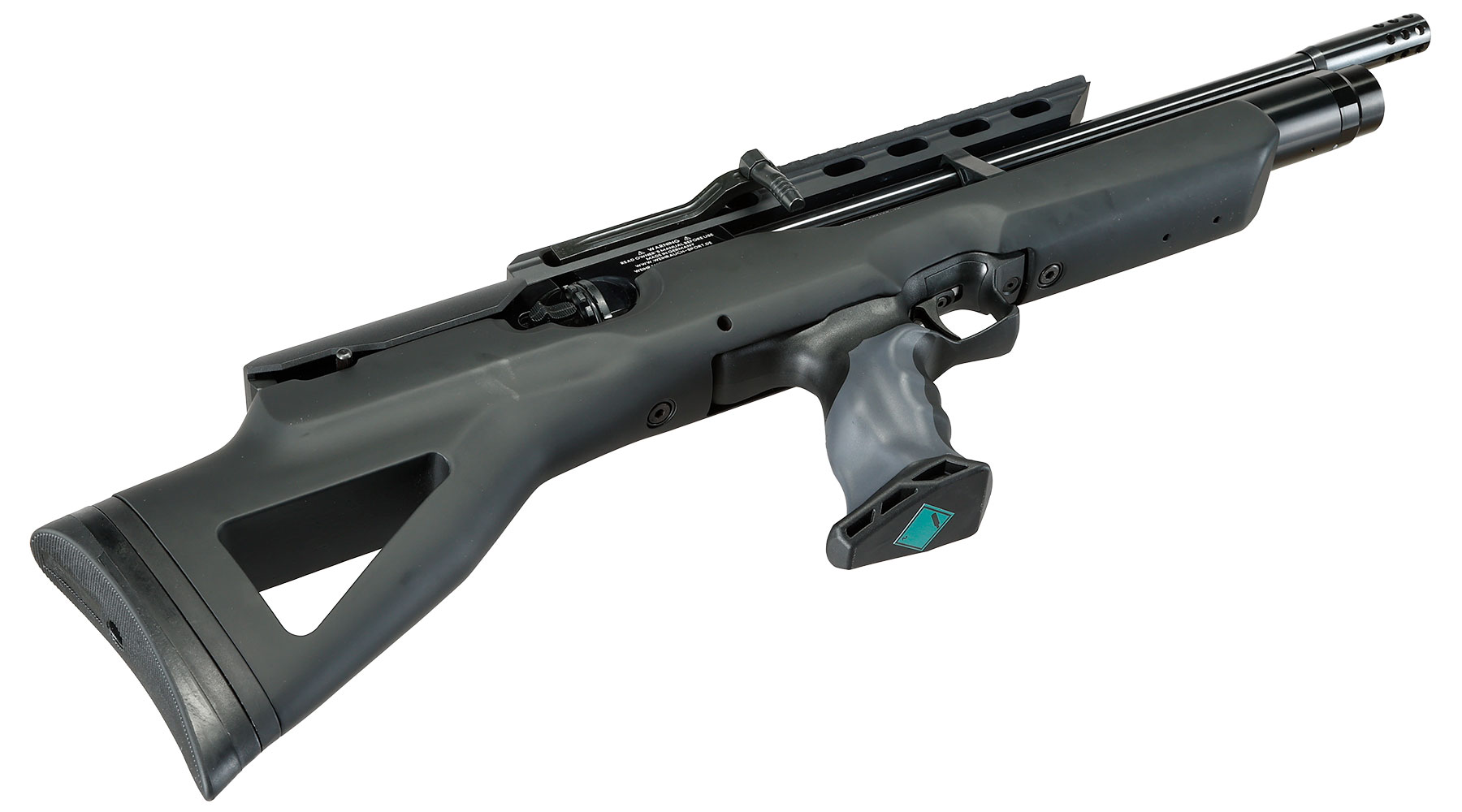 Weihrauch HW 100 X-BP Bullpup Pressluftgewehr PCP 14-Schuss Kal. 4,5mm Diabolo schwarz inkl. 2 Magazine Bild 9