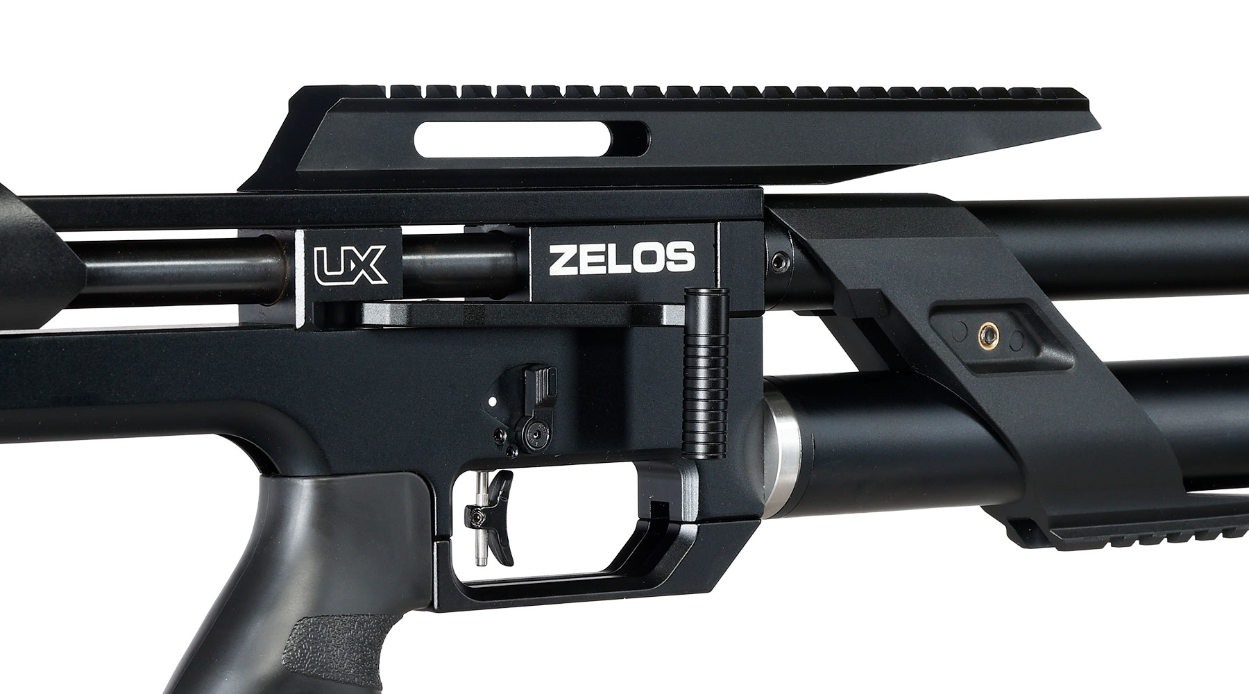UX Zelos Bullpup Pressluftgewehr PCP 24-Schuss Kal. 4,5 mm Diabolo schwarz inkl. 2 Magazine Bild 10