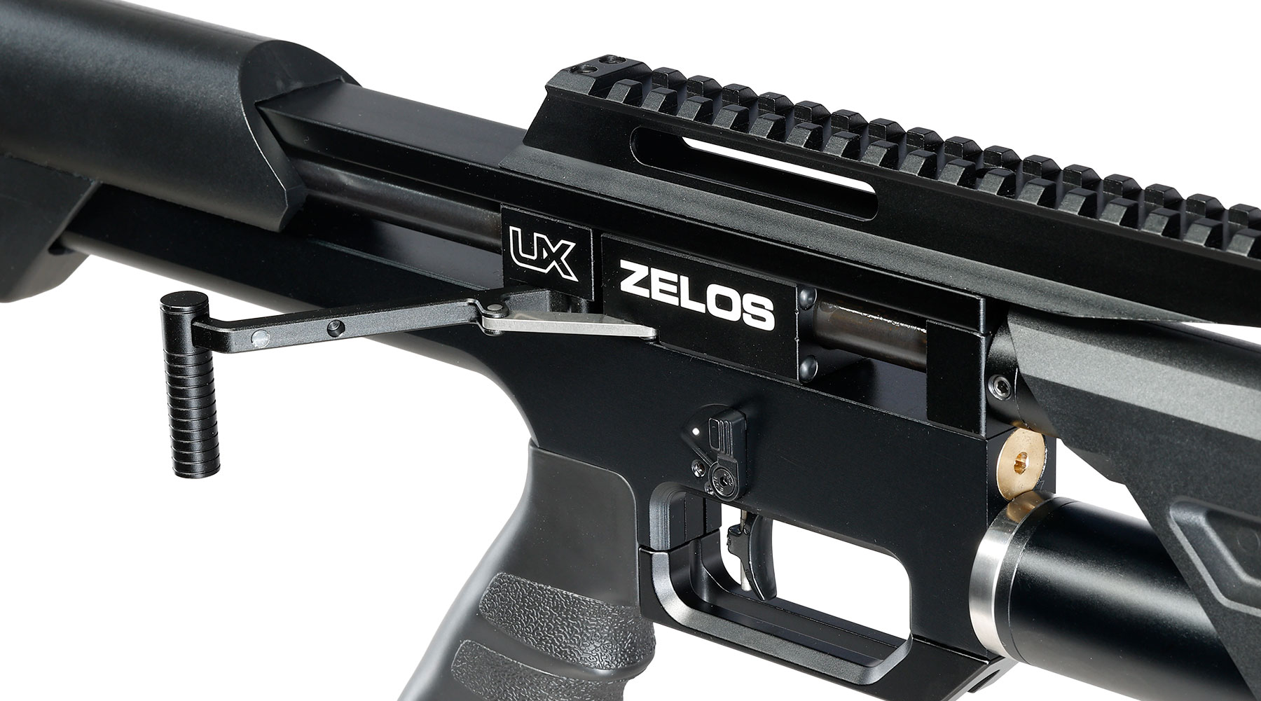 UX Zelos Bullpup Pressluftgewehr PCP 24-Schuss Kal. 4,5 mm Diabolo schwarz inkl. 2 Magazine Bild 11